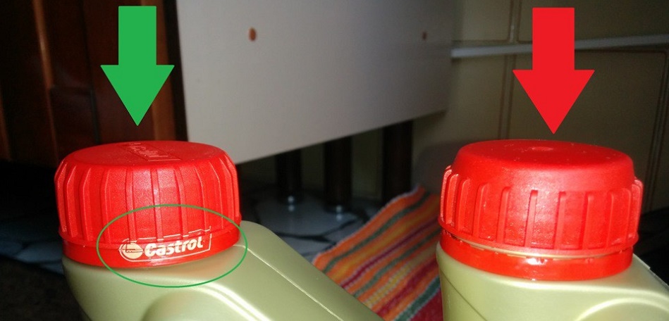 Как отличить оригинальное Castrol масло от подделки?